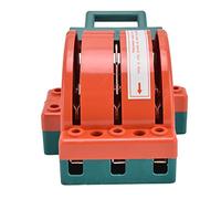 Generic 3P 63A Double Throw Electric Knife Switch Durable Bidirectional Power Disconnector for Industrial and Household Use PA + ABS 1 Unit