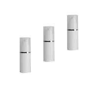 Generic 3pcs 15ml White Plastic Vacuum Pump Lotion Dispensers with Press Pump Design, Refillable Sub Bottles for Travel Toiletries and Cosmetic Use