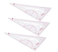 Generic 3Pcs Clothing Bendable Draw Multifunctional Curve Embroidery Supplies for Manual Cutting Garment