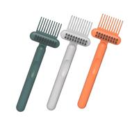 Generic 3pcs Comb Cleaning Hairbrush Tool with Cushion Design for Easy Hair and Dust Removal PP Material Multifunctional Brush Cleaner for Thorough Home and Salon Use
