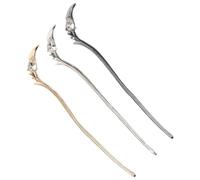 Generic 3pcs Dragon Hair Sticks for Women Alloy Hair Pins with Secure Gripping and Comfortable Fit, Unique High-end Design for Outfits and Occasions