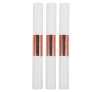 Generic 3pcs Dual-ended Lash Adhesive with Strong Holding Effect and Sealing for DIY Eyelash Extensions Plastic Material Eyelash Glue and Sealant Suitable for Women Makeup Tools