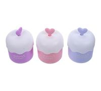 Generic 3pcs Facial Foamer Cups Marshmallow Maker for Deep Pore Cleansing with Delicate Foam Portable Face Wash Bubble Cleanser Tool in Blue Purple Pink for Skincare Routine
