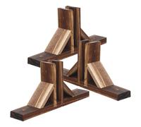 Generic 3Pcs Fence Feet Support Wood Garden Fence Base Holder for Courtyard Anti-Tipping Fixing Supplies