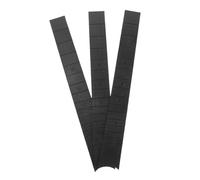 Generic 3pcs Guitar Neck Replacement for Headless Folk Acoustic Ukulele ABS Material Fingerboard