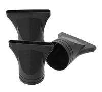 Generic 3Pcs Hair Dryer Replacement Nozzle Universal Blow Dryer Diffuser for Styling Hairdressing Salon Black Hairdryer Diffuser Universal Reduces Impact Gathers and Disperses Airflow