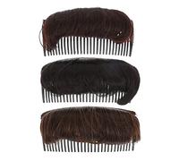 Generic 3pcs Hair Styling Insert Comb for Voluminous Buns Hair Volume Increase Tool High Temperature Fiber Material Easy to Wear Suitable for Shopping and Dates