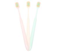 Generic 3pcs Household Teeth Brush Wide and Thin Brush Head Soft Bristles Plastic Manual Toothbrushes for Adults Safe Thorough Cleaning Daily Use at Home