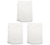 Generic 3pcs Microfiber Face Washing Mitts Gentle Cleansing Gloves for Woman Makeup Removal Puff Soft Polyester Travel Exfoliating Gloves Pack