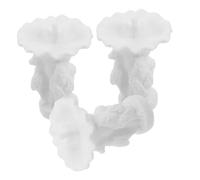 Generic 3pcs Miniature Fountain Decoration for Dollhouse Architectural Sand Table Model Accessories for Micro Landscape Handmade Precision Unique Design for Garden Park