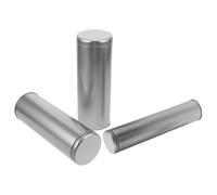 Generic 3pcs Moxa Stick Holder Moxibustion Extinguishing Box Smokeless Tinplate Fire Safety Container for Home Use