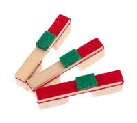 Generic 3pcs Piano Stop Piano Key Stickers for Beginners Electronic Piano Cover Guitar Tuner Clip Piano Keyboard Stand Music Piano Stand Bass Tuner Piano Keys Stickers Mic Red Wool Felt