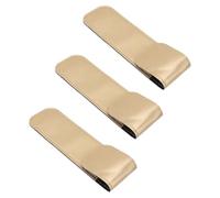 Generic 3pcs Pu Leather Eyelash Tweezer Protective Sleeve Set, Stainless Steel Small Tweezer Cover for Eyelash Extensions, Beauty Tool Storage Case for Lash Technicians