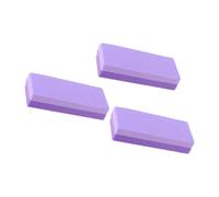 Generic 3pcs Purple Foot Pumice Stone Dead Skin Callus Remover Double-Sided Pu Foot Care Tools for Enthusiasts and People Who Need Long Time Walk Or Stand