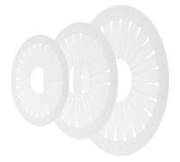 Generic 3pcs Rosette Ribbon Maker Craft Template Set 12cm 15cm 9cm with Spacing Guide Board for Corsage Brooch Button Badge Rosette Sewing Craft