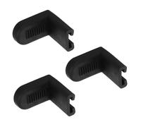 Generic 3pcs Rubber Drum Hanger Hooks Non-slip Snare Drum Mounting Brackets Adjustable Percussion Lug Accessories for Bass and Snare Kit