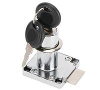Generic 3Pcs Set Key Lock for Cabinet, Durable Zinc Alloy Drawer Locks Ideal for Wardrobe Doors and Jewelry Boxes, High Reliability and Long Service Life
