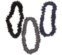 Generic 3pcs Silk Scrunchy Hair Ropes for Women and Teens Practical Hair Ties with Elegant Simple Design for Dancing and School Uniform Matching