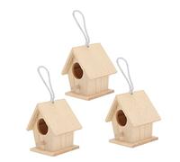 Generic 3Pcs Simulation Bird Nest Adornment Durable Mini Bird Nest Decor for Outdoor Gardens Balconies and Easter Decorations present for Friends and Family
