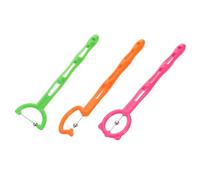 Generic 3Pcs Tongue Tip Exerciser Oral Muscle Exerciser Childfriendly Design Stainless Steel ABS Material Oral Muscle Coordination Tip of Tongue Training Set Speech Therapy