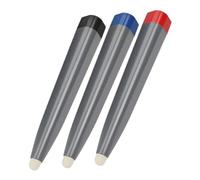 Generic 3pcs Touch Screen Stylus Pen Set for Tablets and Whiteboards Capacitive Sensitivity Black Red and Blue Colors for Teachers and Presentations