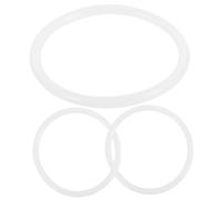 Generic 3pcs Washers Buddhist Ritual Cushion Bowl Mat Singing Bowl Ring Sound Bowl Cushion Sound Bowl Mat Bowl o Rings Singing Bowl Mat Rubber O-ring Music White