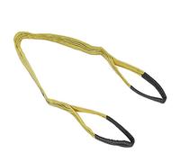 Generic 3T Lifting Sling Hoist Webbing Thickened Strap for Engineering Transport PES Material 75mm Yellow 1 Unit (#5)