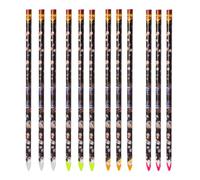 Generic 4/12PCS Rhinestone Picker Pencil Set with Pencil Sharpener Crystal Gem Pick Up Tools Dotting Wax Pen Nail Dotting Wax Pen for Crafts