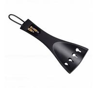 Generic 4/4 Size Cello Tailpiece, Hill Style Ebony Wood Replacement Tailpiece with Tail Rope for Cello String Instrument