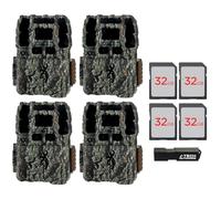 Generic (4) Browning Dark Ops DCL Nano Trail Game Camera Bundle Includes 32GB Memory Card and J-TECH Card Reader (26MP) | BTC6DCLN, Camo