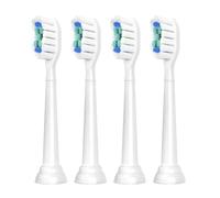 Generic 4 Brush Heads, Compatible with Philips, Sonicare 1100 2100 | 4100, 4300, 5100, 5300, 6100, 6500, 7000, 7300, 7500(White-4 Pcs)