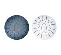 Generic 4 inch steel tongue drum 9-note handpan for yoga music meditation portable outdoor chakra drum