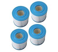 Generic 4 Pack Pool Filter Cartridge Replacement for AF25 Spa Pool Vacuum Cleaner Made of PP Polyester Fiber with Folded Design for Larger Filter Area