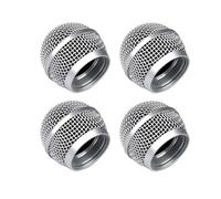Generic 4 Pack Replacement Microphone Mesh Grill,Microphone Ball Head Grille for Shure PG58,PGA58,PGA48