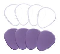Generic 4 Pairs Gel Forefoot for Women High Heel Shoe Inserts, Synthetic Material Cushions Relieving Stress from Standing and Walking, Comfortable Forefoot Cushion for High Heels