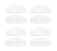 Generic 4 Pairs Reusable Soft Silicone Lash Lift Pads for Eyelash Perming, Shield Shape Comfortable Against Skin, for Salon and Lash Lifting Routines