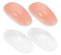 Generic 4 Pairs Silicone Shoulder Pads for Women Soft Push-up Shoulder Enhancer Washable and Versatile Use for Workout and Daily Wear Comfortable