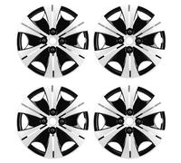Generic 4 Pcs 14 Inch ABS Hubcaps, Universal Replacement Wheel Covers with Eye Catching Designs, for Most Cars Truck SUV Steel Wheels