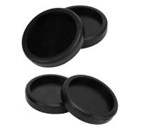 Generic 4 Pcs Round Rubber Lift Arm Pads for Car Hoist Lifting 5 Inch Diameter Durable Fit for BendPak and Dannmar Lifts