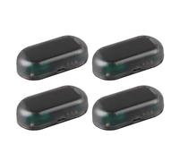 Generic 4 Pcs Solar Simulated Car Alarm, Anti-Theft Led Light With Usb Rechargeable Features, Compact & Easy Install