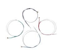 Generic 4 Pcs Viola Strings Set, 4/ Metal Viola Strings Replacement with for Clear Warm Tones, Suitable for Learners and Players