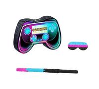 Generic 4 Pieces Piñata in Controller Shape As Party Accessories for The Children's Birthday As A Complete Set with Stick Blindfold And Confetti for Decor