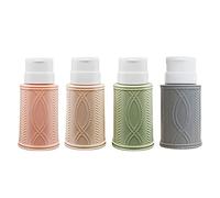 Generic 4 Pieces Push Down Empty Liquid Bottle Dispenser for Nail Art Polish Sturdy Accessories