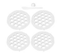 Generic 4 Sets Dumpling Maker Press Mold for Mini Buns and Dumplings, Pp Material, Quick Formation and Easy for Beginners, for Family Gatherings and Parties