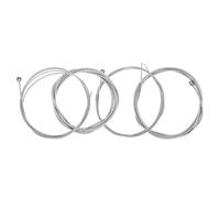 Generic 4-String Bass Strings Smooth Anti-Rust Durable for Electric Bass Guitar Players Steel Alloy Silver 1mm 1.4mm 2mm 2.5mm Set of 4
