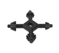 Generic 4 Way Chuck Key, High- Alloy Teeth Drill Chuck Wrench for Professional Use, Strong and Portable Tool for Various Power Tools