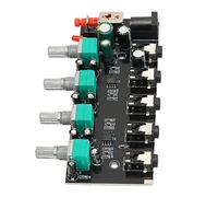 Generic 4 Way Stereo Sound Mixer Board Portable 4 In 1 Out Mixer with Independent Volume Control for Music Enthusiasts and DIY Projects PCB Size: 99 X 40 X 16mm