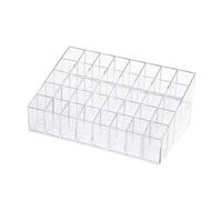 Generic 40 Pcs 40-grid Lipstick Rack Plastic Lip Gloss Holder with Multiple Grids Neat and Orderly Design Separate Storage for Female Friends Makeup Storage