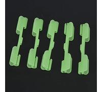 Generic 40 PCS Night Fishing Light Stick Clip Holder Designed for Rod Tip Glow Sticks Portable and Lightweight for Fishing Enthusiasts (M)