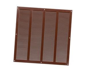 Generic 400 x 400 mm 16 x 16 inch Brown Metal Air Vent Grille